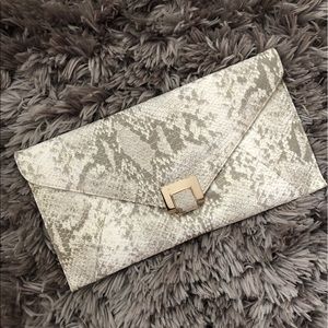 Snakeskin  clutch!